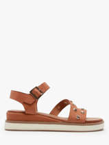 Sandalen Uit Leder Inuovo Groen women 113094